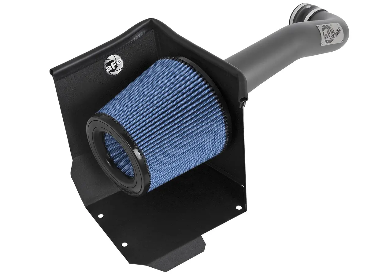Afe: Magnum Force Stage-2 Cold Air Intake System - Gray W/Pro 5R Filter Gm Silverado/Sierra 1500 14-19 / Tahoe/Suburban/Yukon/Xl/Escalade 15-19 V8-5.3L/6.2L 1