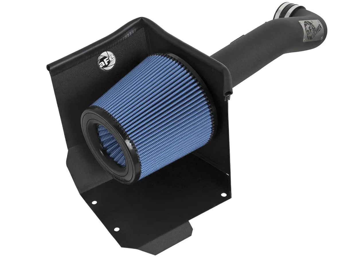 Afe: Magnum Force Stage-2 Cold Air Intake System - Black W/Pro 5R Filter Gm Silverado/Sierra 1500 14-19 / Tahoe/Suburban/Yukon/Xl/Escalade 15-19 V8-5.3L/6.2L 1