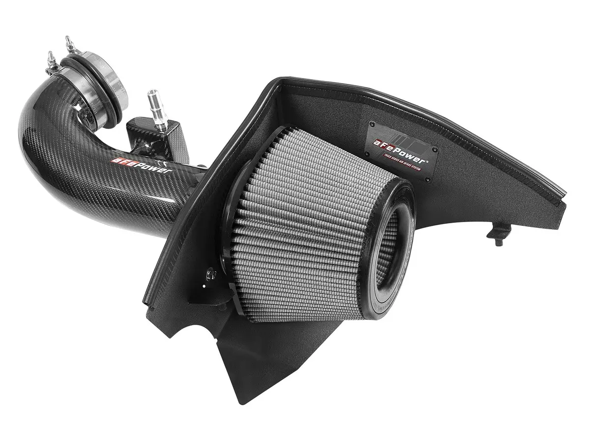 Afe: Track Series Carbon Fiber Cold Air Intake System W/Pro Dry S Filter Chevrolet Camaro Ss 16-19 V8-6.2L 1