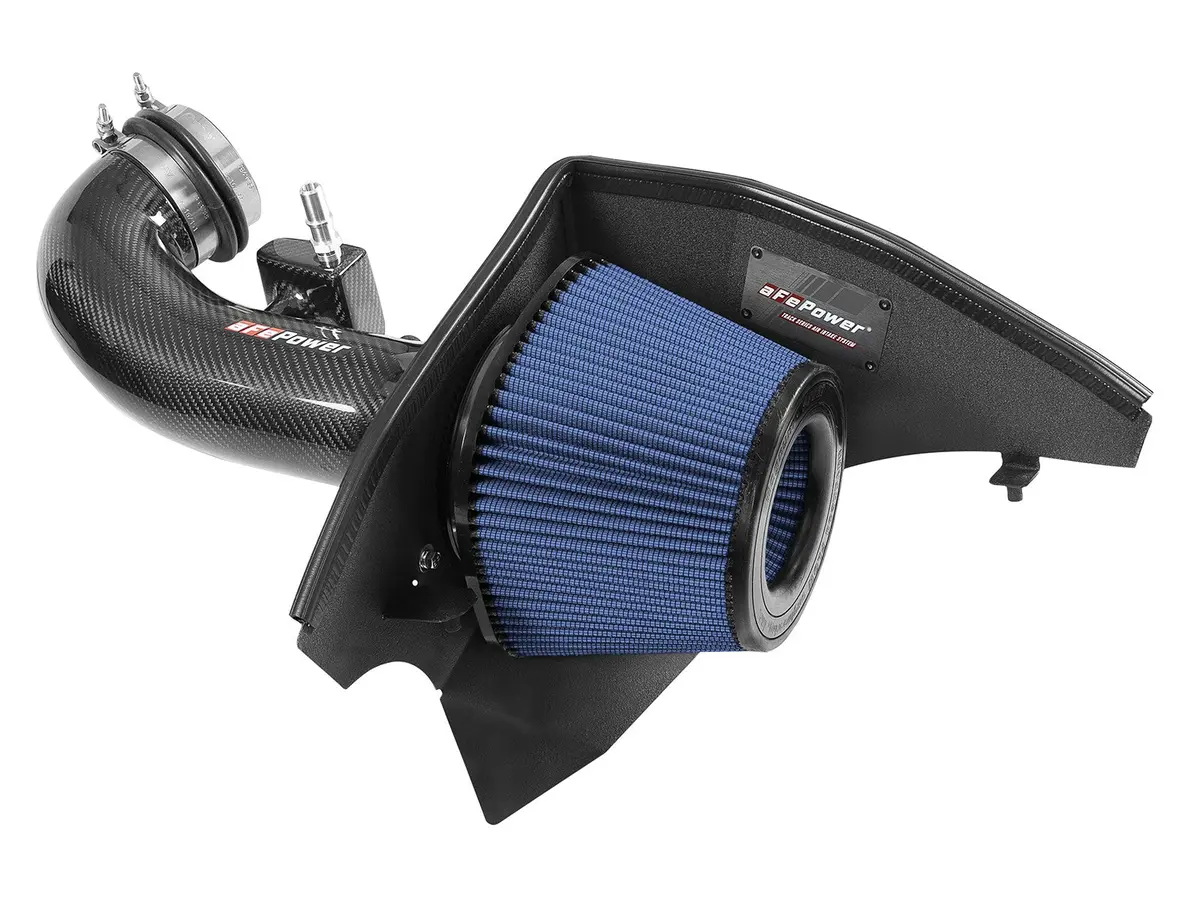 Afe: Track Series Carbon Fiber Cold Air Intake System W/Pro 5R Filter Chevrolet Camaro Ss 16-19 V8-6.2L 1