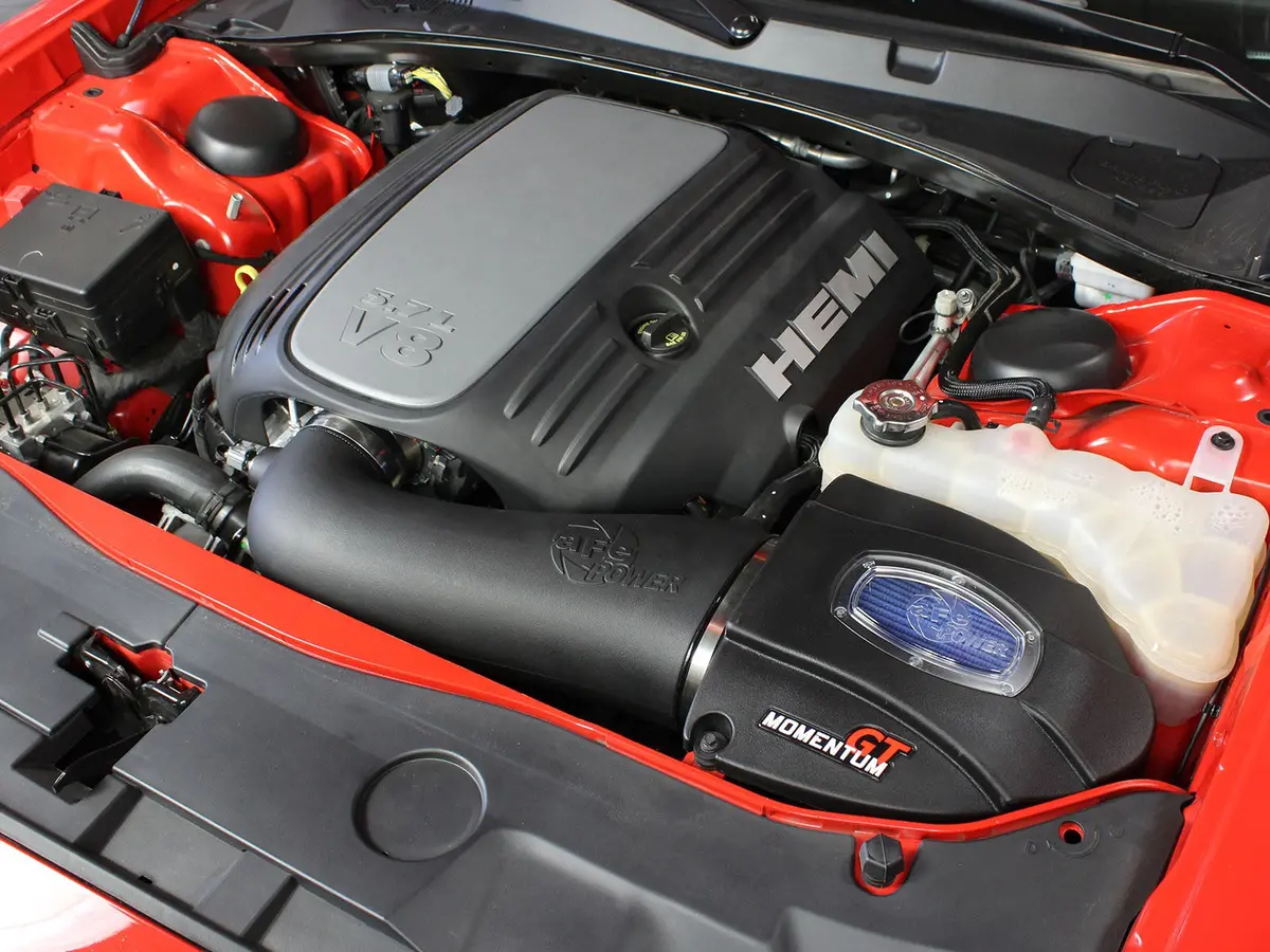 Afe: Momentum Gt Cold Air Intake System W/Pro 5R Filter Media Dodge Challenger/Charger R/T 11-19 V8-5.7L Hemi 2