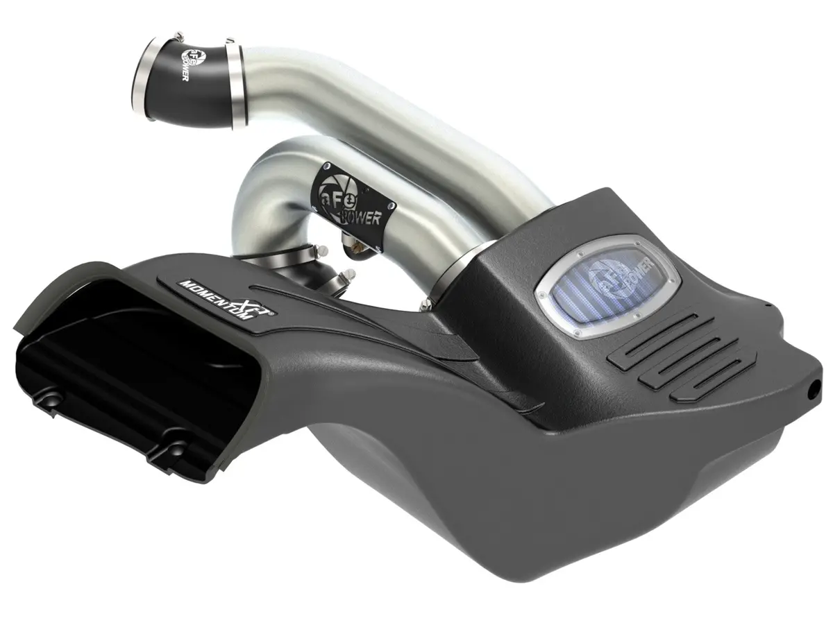 Afe: Momentum Xp 'Alpha Raptor' Cold Air Intake System - Brushed W/Pro 5R Filter Media Ford F-150 / Raptor 17-19 V6-2.7L / 3.5L (Tt) 1
