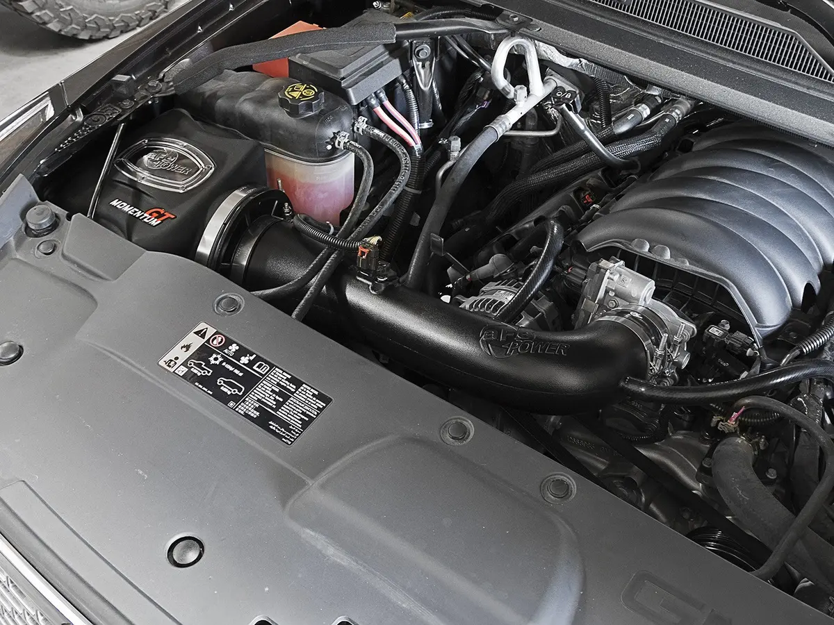 Afe: Momentum Gt Cold Air Intake System W/Pro 5R Filter Gm Silverado/Sierra 1500 14-19 / Tahoe/Suburban/Yukon/Xl/Escalade 15-19 V8-5.3L/6.2L 2