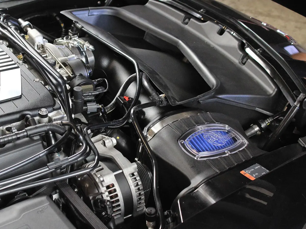 Afe: Momentum Cold Air Intake System W/Pro 5R Filter Media Chevrolet Corvette Z06 (C7) 15-19 V8-6.2L (Sc) 2