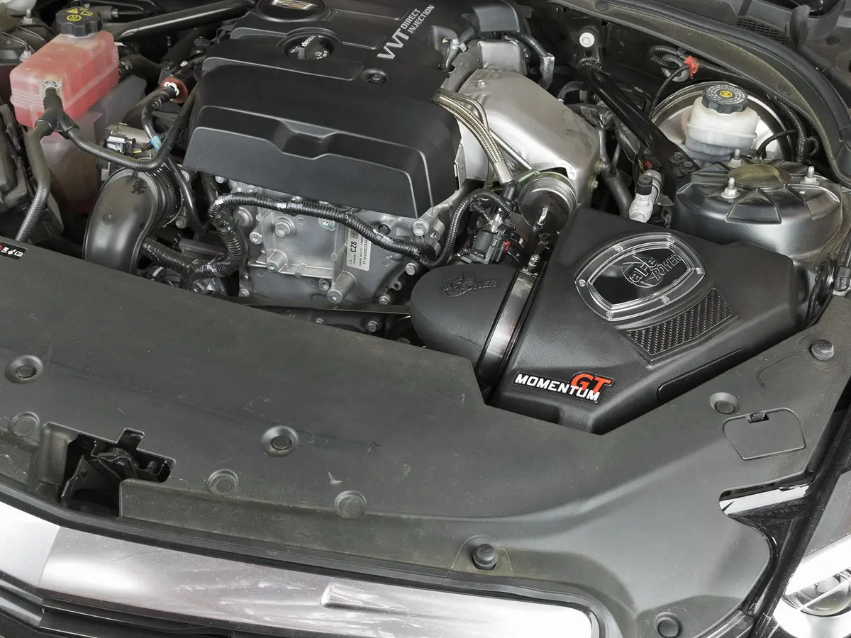 Afe: Momentum Gt Cold Air Intake System W/Pro 5R Filter Media Cadillac Ats 13-19 I4-2.0L (T) 2