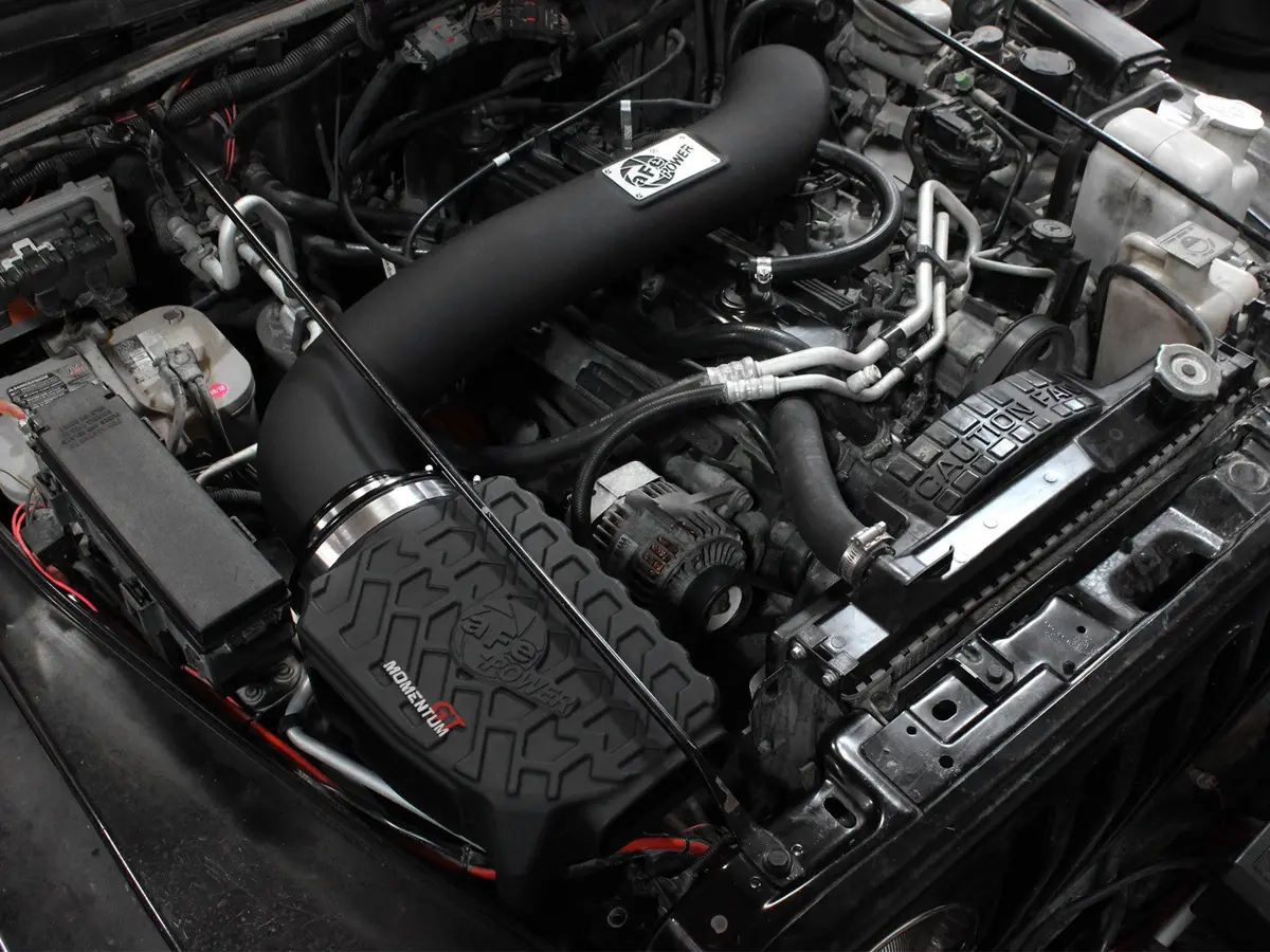 Afe: Momentum Gt Cold Air Intake System W/Pro 5R Filter Media Jeep Wrangler (Tj) 97-06 I6-4.0L 2