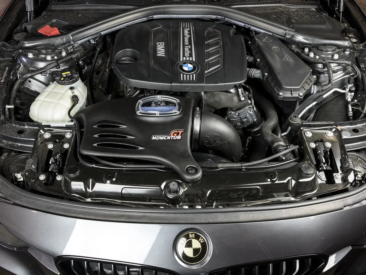 Afe: Momentum Gt Cold Air Intake System W/Pro 5R Filter Media Bmw 328D (F30/31) 14-18 I4-2.0L (Td) N47 2