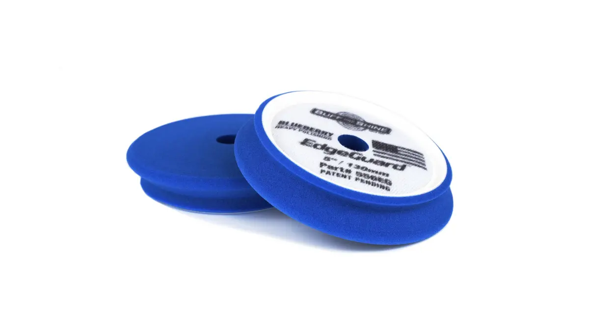 Buff And Shine Edgeguard Foam Pad, Blueberry, Heavy Polishing, 5" (2 Pack) 1