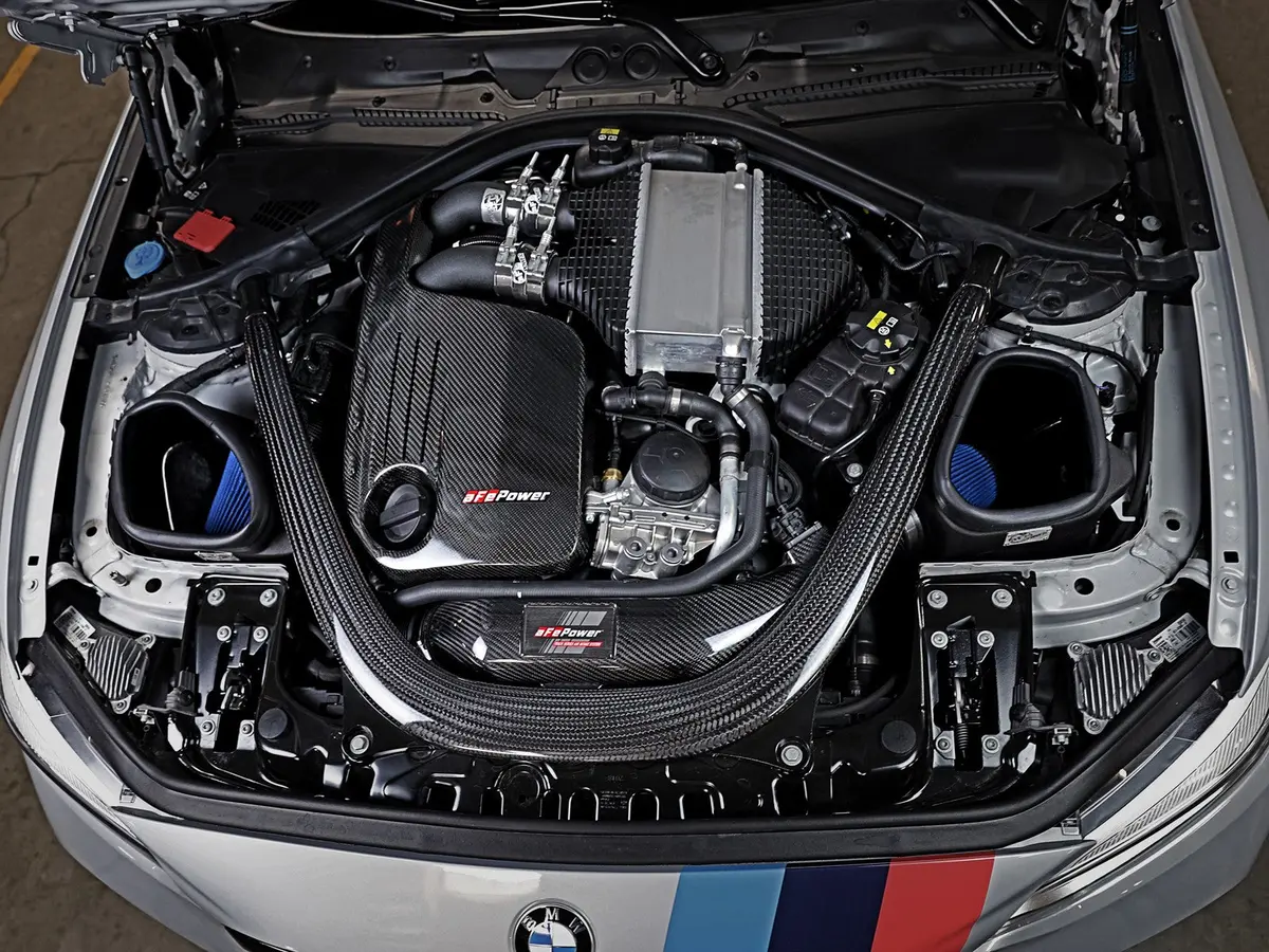 Afe: Track Series Cold Air Intake System W/Pro 5R Filters 15-20 Bmw M3/M4 (F80/82/83) / 19-20 M2 Competition (F87) L6-3.0L(Tt) S55 2