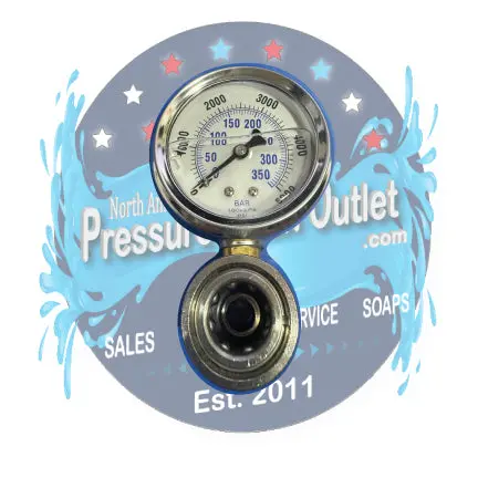 Pressure Test Gauge 5000 Psi With 3/8" (5744) 1