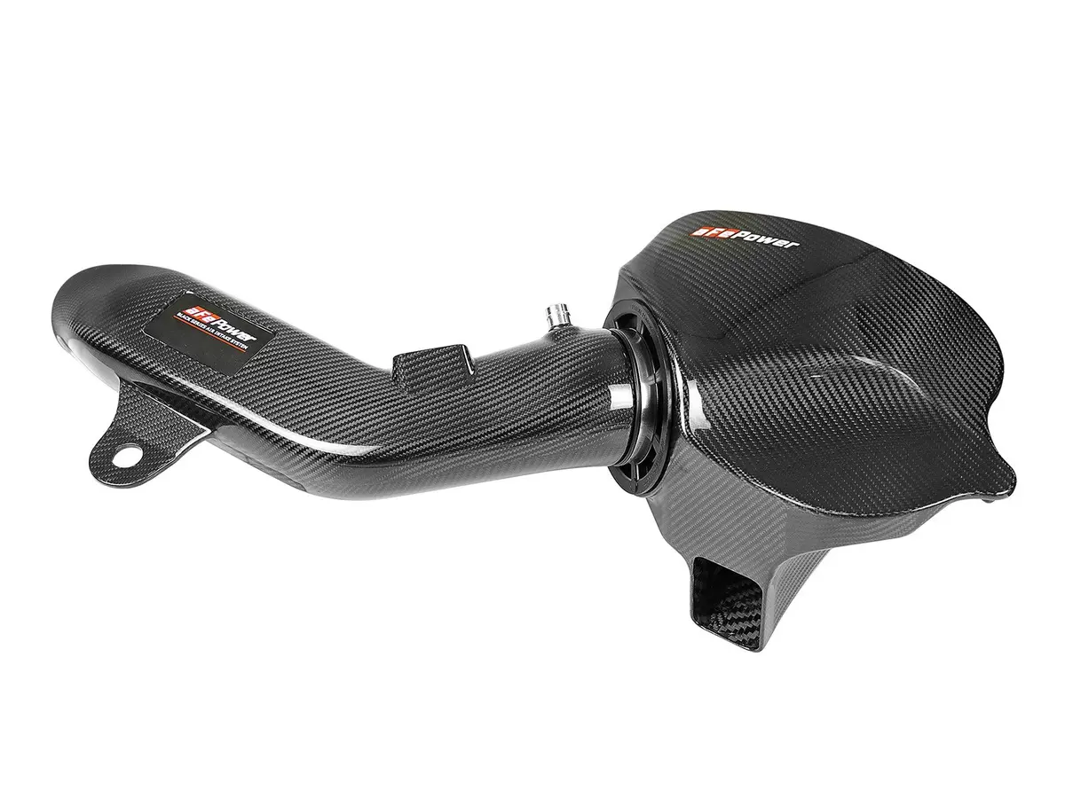 Afe: Black Series Momentum Carbon Fiber Cold Air Intake System W/Pro 5R Filter Bmw M2 (F87) 16-18 L6-3.0L (T) N55 1