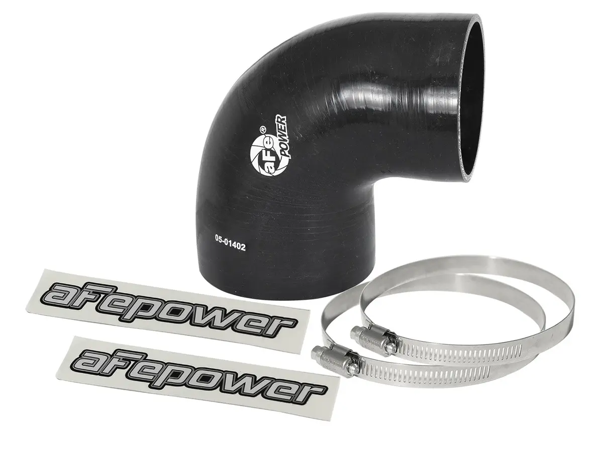 Afe: Magnum Force Performance Accessories 	 Coupling Kit: (4" X 3-3/8")Id X 90 Deg. Elbow (Silicone) 1