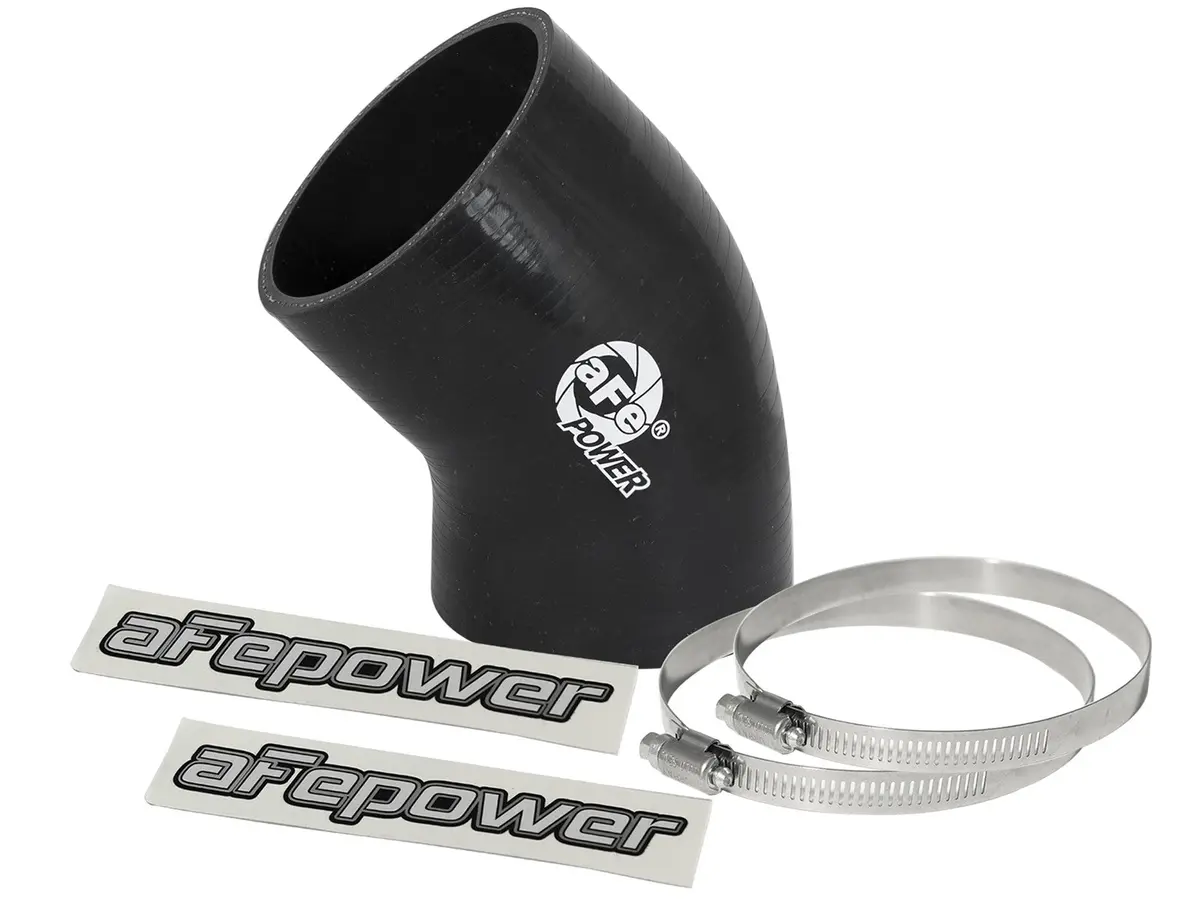Afe: Magnum Force Performance Accessories Coupling Kit: (3" X 3.25")Id 45 Deg. Elbow Reducer (Silicone) 1