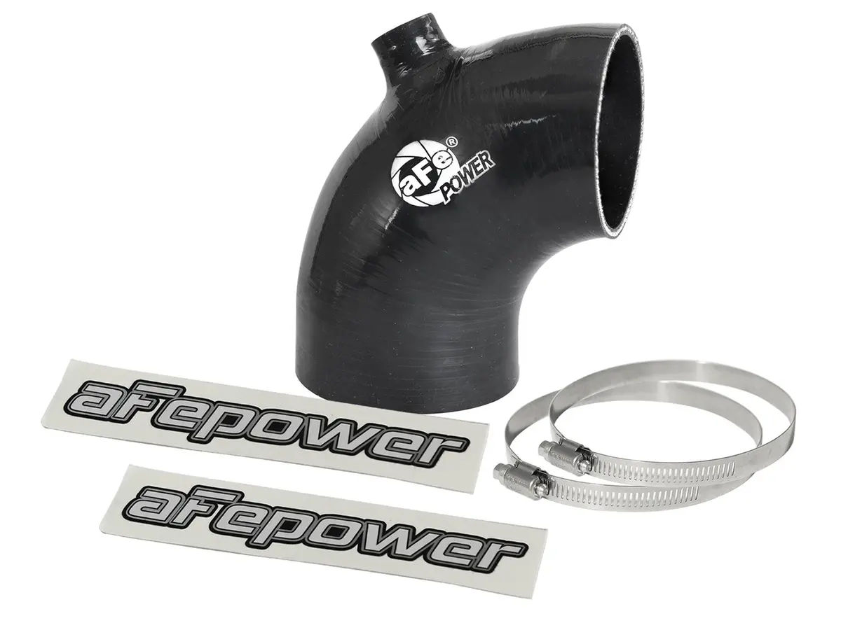 Afe: Magnum Force Performance Accessories Coupling Kit: (3-1/8" X 2-3/4")Id X 90 Degree Elbow W/ Port Hole (Silicone) 1