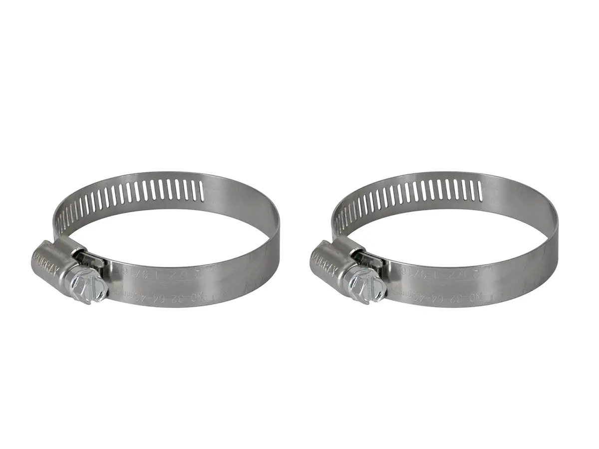 Afe: Magnum Force Spare Parts - Worm Gear Hose Clamps Sae Size 32, (1-9/16" - 2-1/2")Id (Qty 2) 1