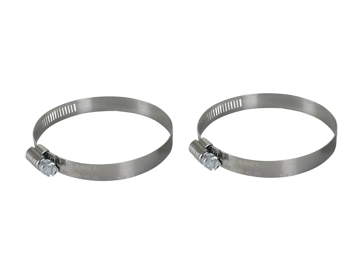 Afe: Magnum Force Spare Parts - Worm Gear Hose Clamps Sae Size 52, (2-13/16" - 3-3/4")Id (Qty 2) 1