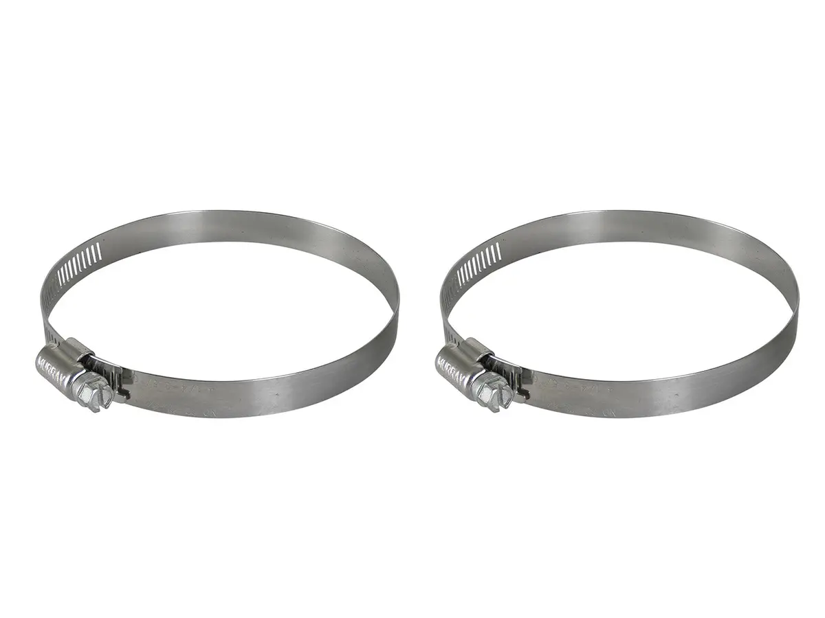 Afe: Magnum Force Spare Parts - Worm Gear Hose Clamps Sae Size 60, (3-5/16" - 4-1/4")Id (Qty 2) 1