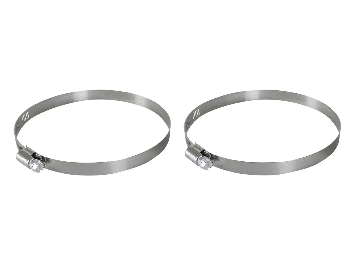 Afe: Magnum Force Spare Parts - Worm Gear Hose Clamps Sae Size 80, (3-1/2" - 5-1/2")Id (Qty 2) 1