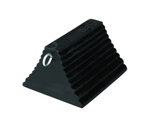 Rubber Wheel Chocks Pyramid With Eye Hook 1