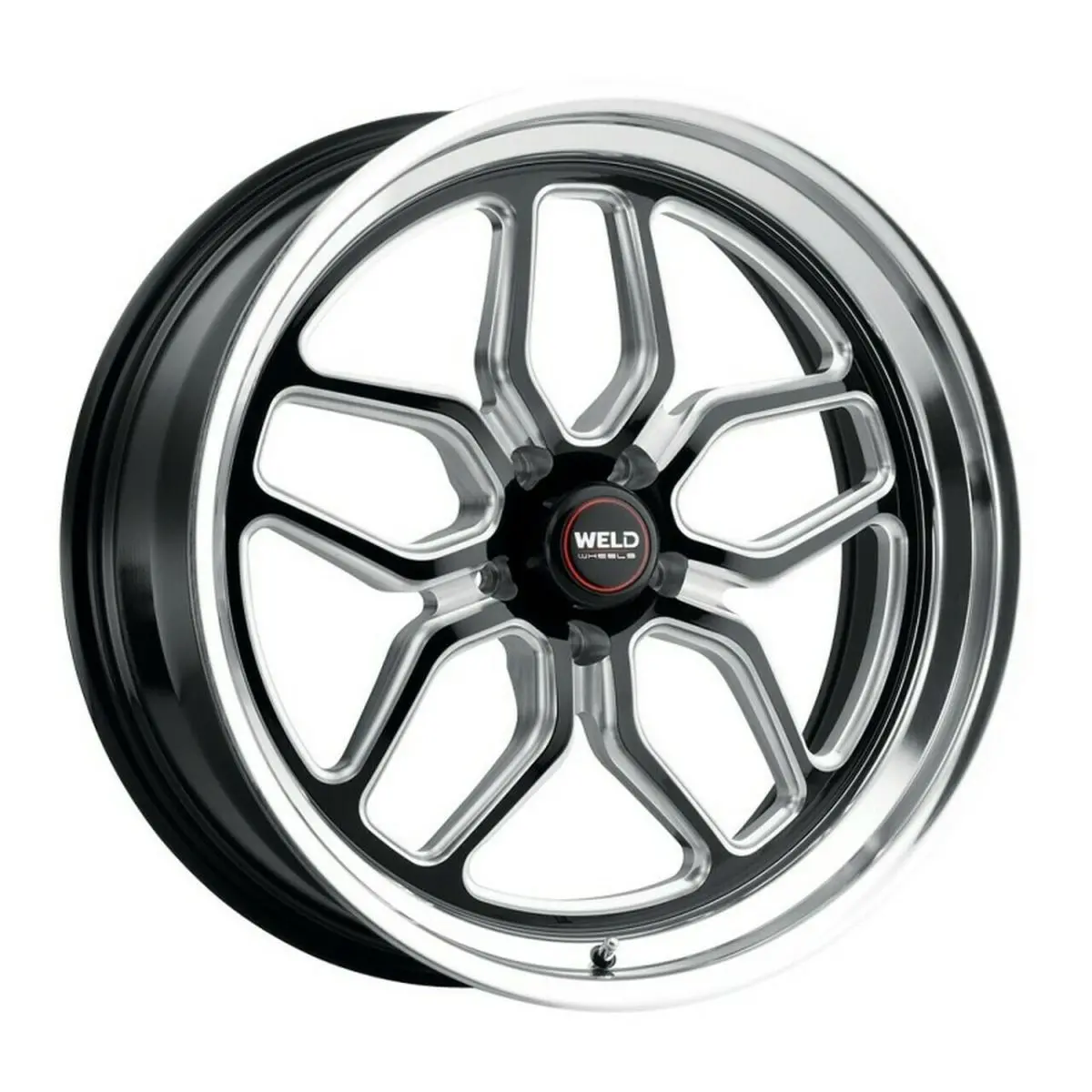 Weld: 15X10 Laguna Drag Gloss Black Wheel With Milled Spokes 1