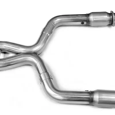 Kooks Headers & Exhaust:  2007-2014 Ford Mustang Shelby Gt500 3" X 3" Green Catted X Pipe 5.4/5.8L 1