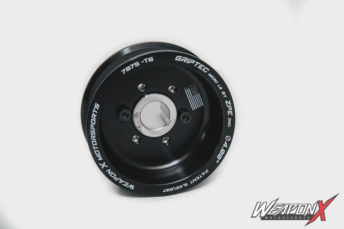 Weapon-X: Griptec Magnuson Pulley  [Camaro6, Corvette C7, Lt1 Lt4] 1