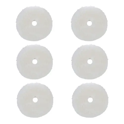 Buff And Shine Natural 100% Knitted Wool Blue Interface (Edge Bevel) Soft Cut Pads 5