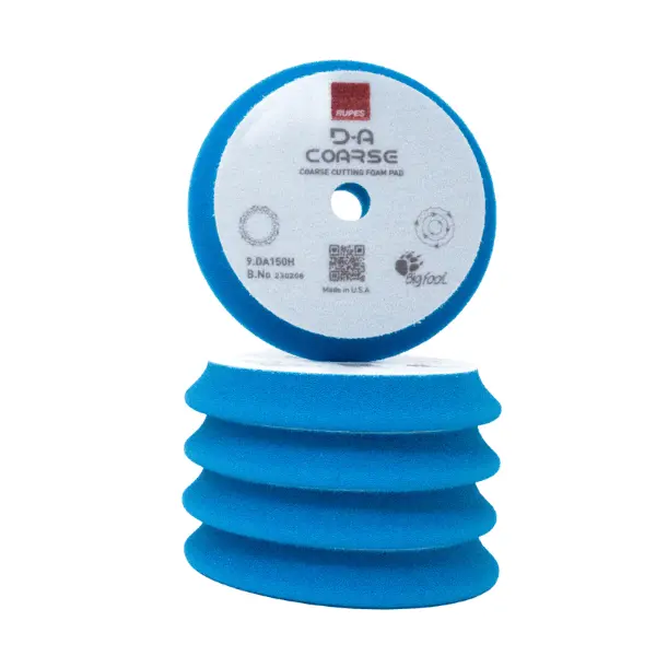Rupes D-A Coarse High Performance Foam Cutting Pad (Blue) 6
