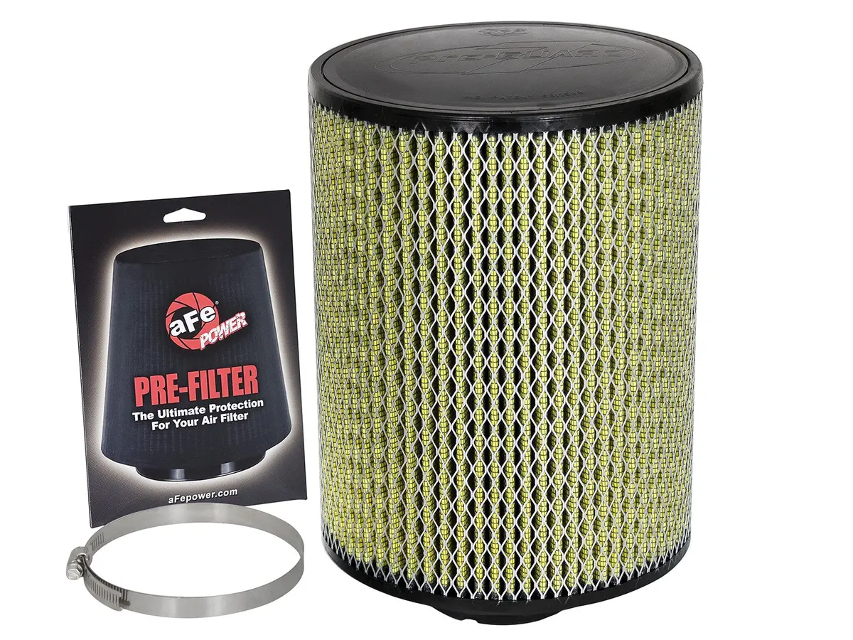 Afe: Magnum Flow Pro Guard7 Air Filter -- 4"F X 8-1/2"B X 8-1/2"T X 11"H In. Bhaf (Big Honkin' Air Filter) W/ Pre-Filter 1