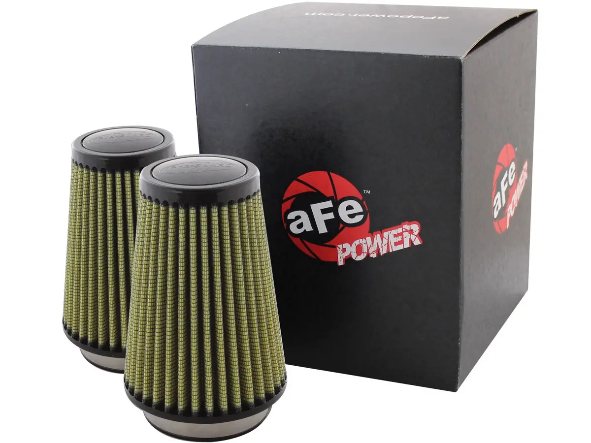 Afe: Magnum Flow Pro Guard7 Air Filters (Pair) 3-1/2 F X 5 B X 3-1/2 T X 7 H In (1Pr) 1