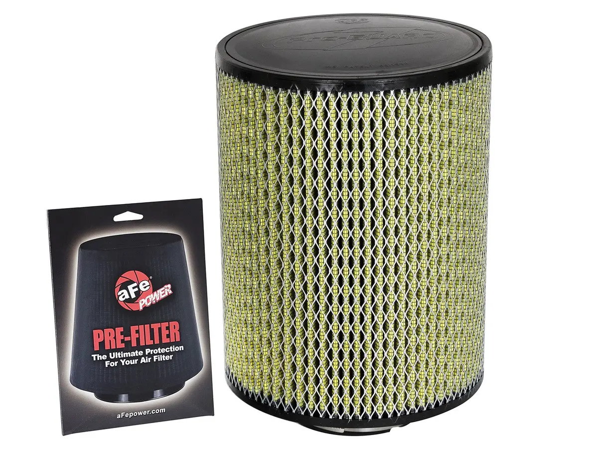 Afe: Magnum Flow Pro Guard7 Air Filter -- 4"F X 8-1/2"B X 8-1/2"T X 11"H In Flexible Flange Version Of Bhaf (Big Honkin' Air Filter) W/ Pre-Filter 1