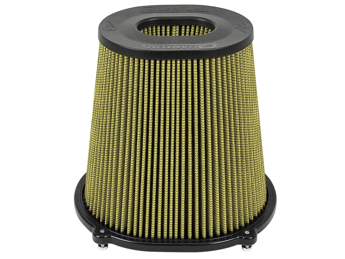 Afe: Quantum Intake Replacement Air Filter W/ Pro Guard7 Media 5"F X (10" X 8.75")B (Qtm) X (6.75" X 5.5")T (Inv) X 9"H In. 1