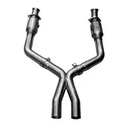 Kooks Headers & Exhaust: 2005-2010 Ford Mustang Gt 2 1/2" Catted X Pipe 4.6L 1