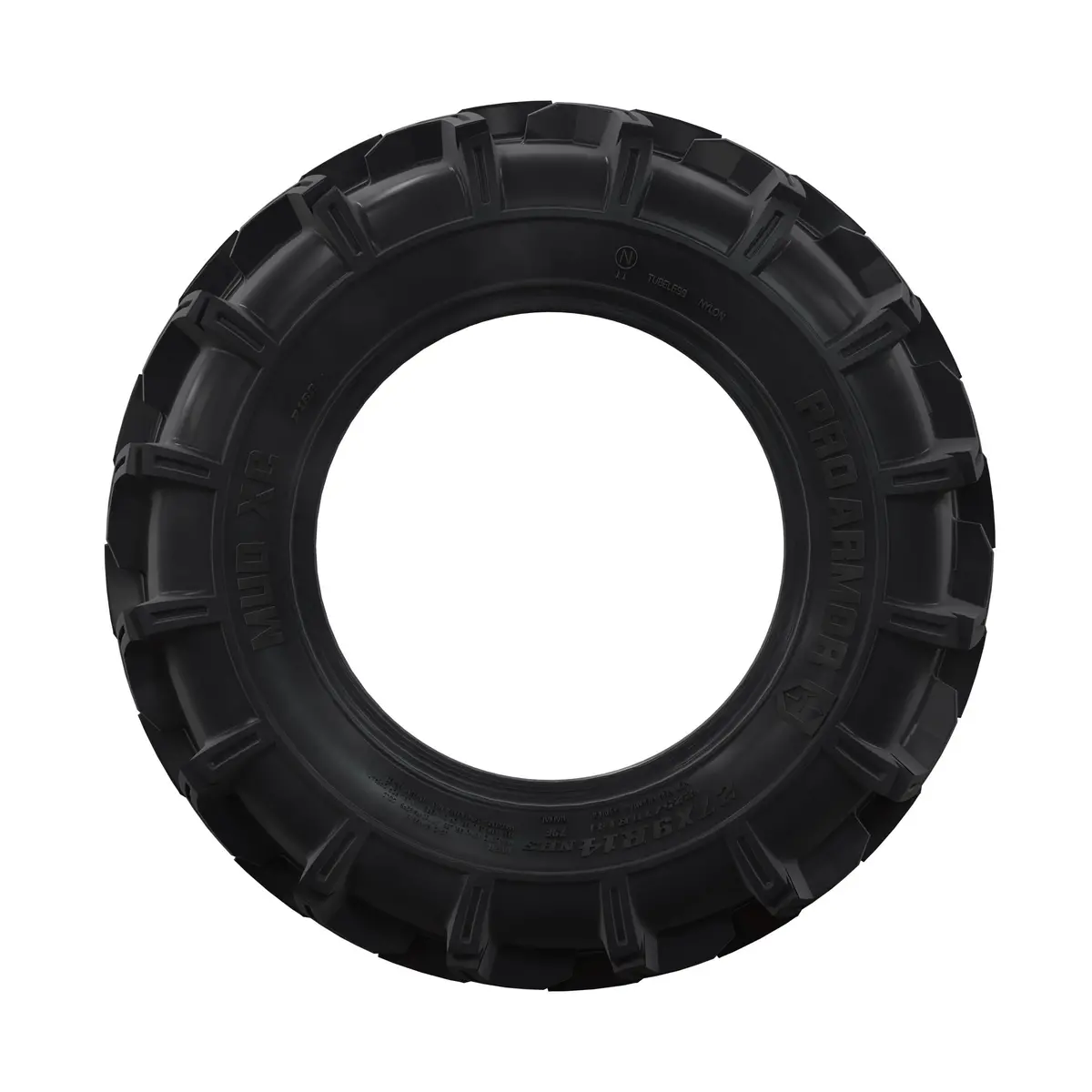 Pro Armor Wheel & Tire Set: 4302 Beadlock & Mud Xc, Matte Black, 29" X 10" R14 2
