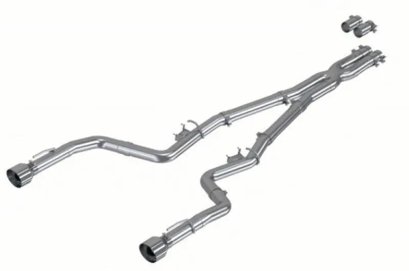 Mbrp: 2015-21 Dodge Charger 6.2 / 6.4L, 2017-21 Charger 5.7L -- 3" Race Profile Cat-Back W/ Dual Tips Aluminized Steel Exhaust 1