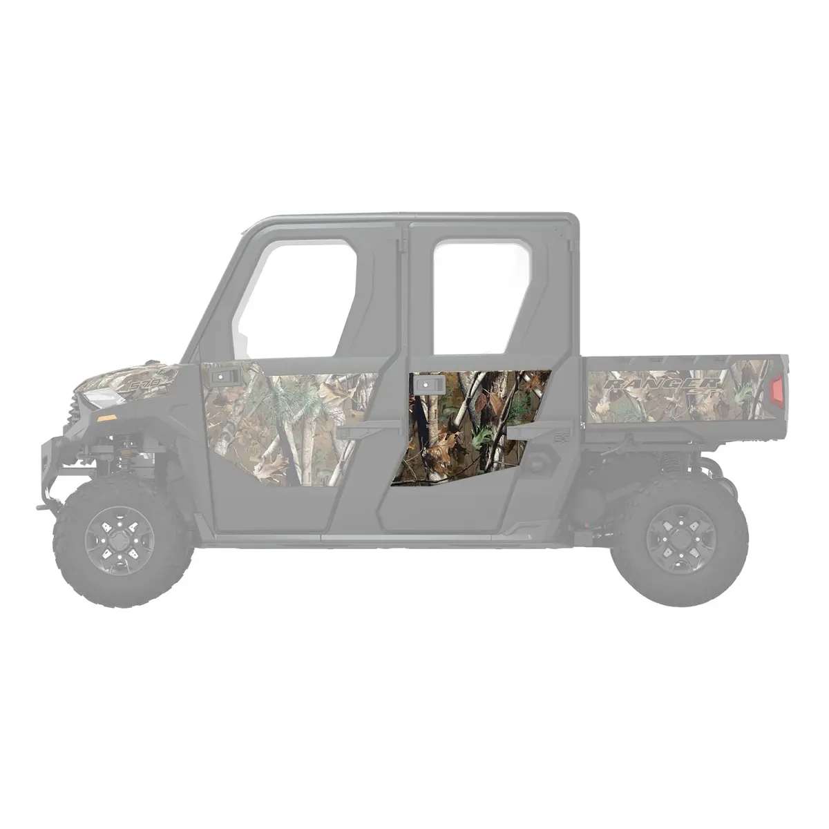 Rear Exterior Door Accent Panel, Polaris Pursuit Camo 1