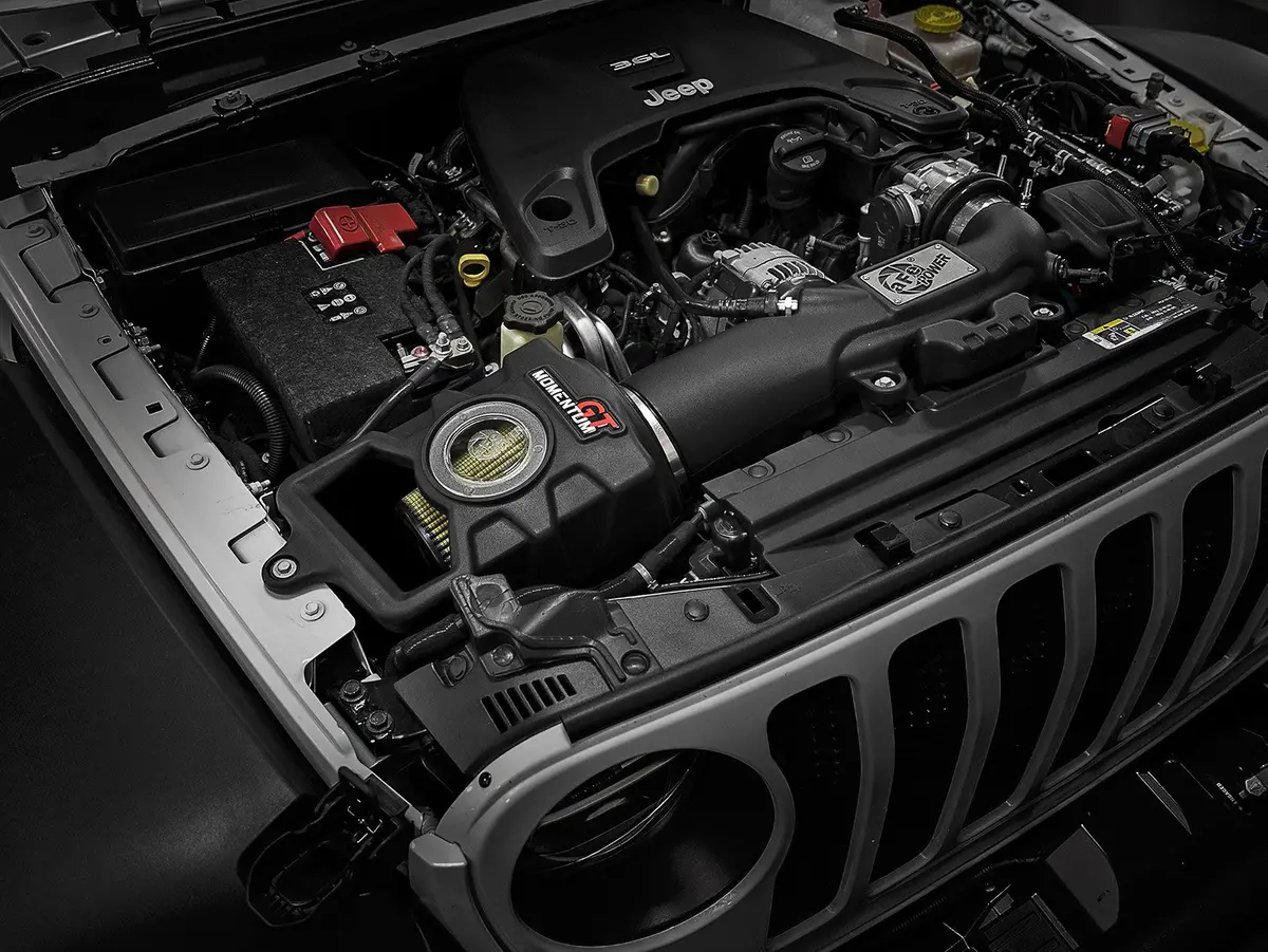 Afe: Momentum Gt Cold Air Intake System W/Pro Guard7 Filter Media - 18-20 Jeep Wrangler (Jl) / 2020 Gladiator (Jt) V6-3.6L 2