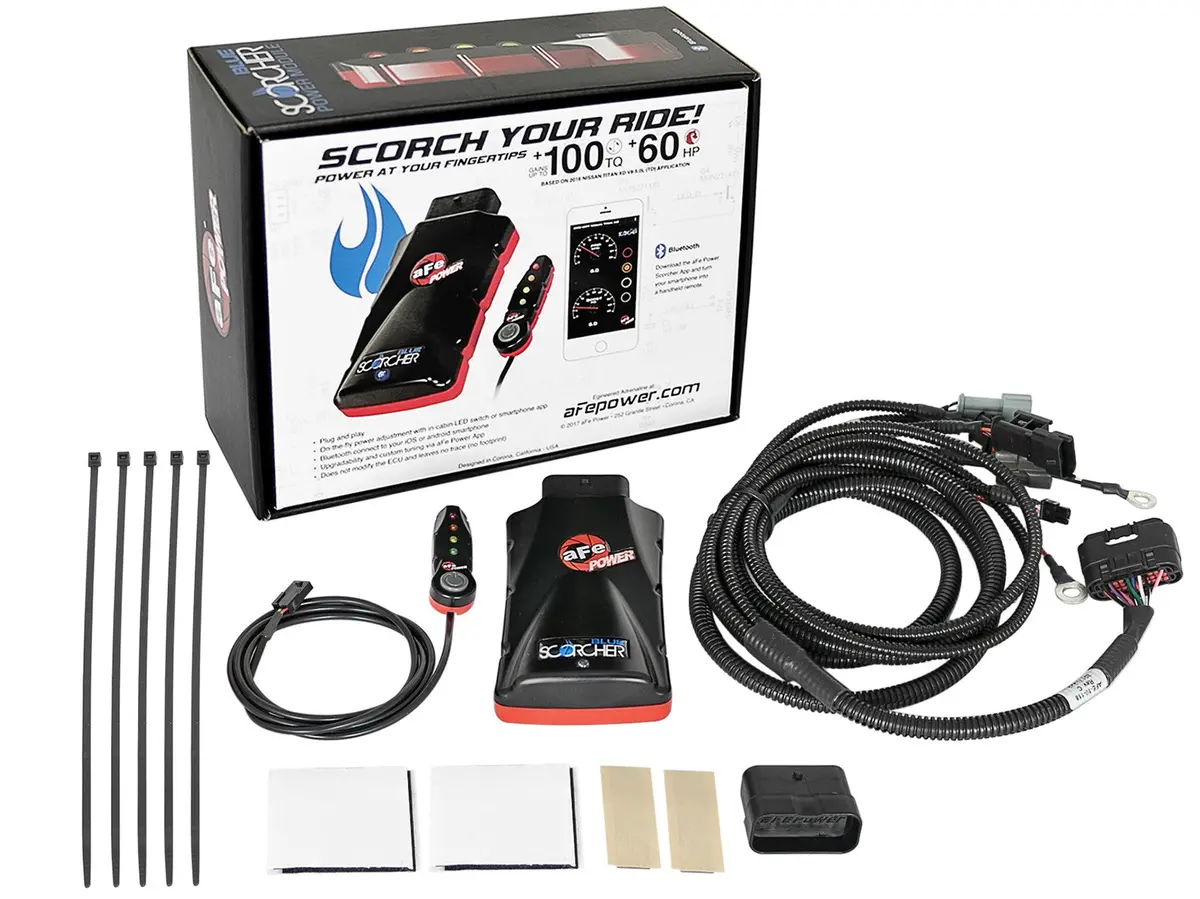 Afe: Scorcher Blue Bluetooth Power Module - Ram 1500 Ecodiesel 14-18 V6-3.0L (Td) 1