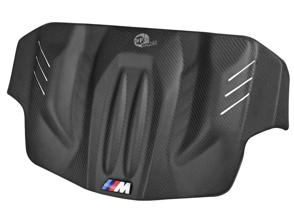 Afe: Engine Cover, Matte Carbon Fiber - Bmw M5 (F10) 12-17 V8-4.4L (Tt) 1