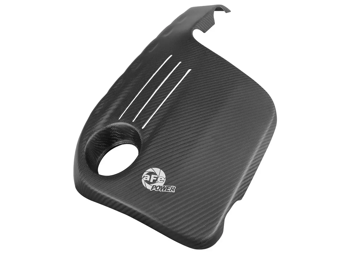 Afe: Engine Cover, Matte Carbon Fiber - Bmw M3 (F80) 15-18 /M4 (F82/F83) 15-20/ M2 Competition (F87) 19-20 L6-3.0L (Tt) S55 1