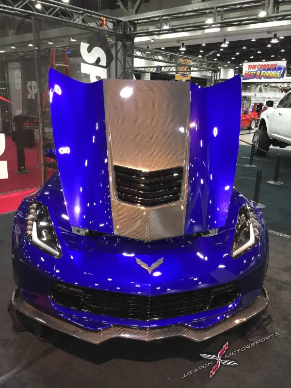 Weapon-X: Weapon7 Hood - Carbon Fiber  [C7 Corvette, Grand Sport, Lt1] 1