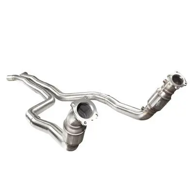 Kooks Headers & Exhaust:  2016+ Cadillac Ats-V Green Catted 3" Downpipe 3.6L Twin Turbo V6 1