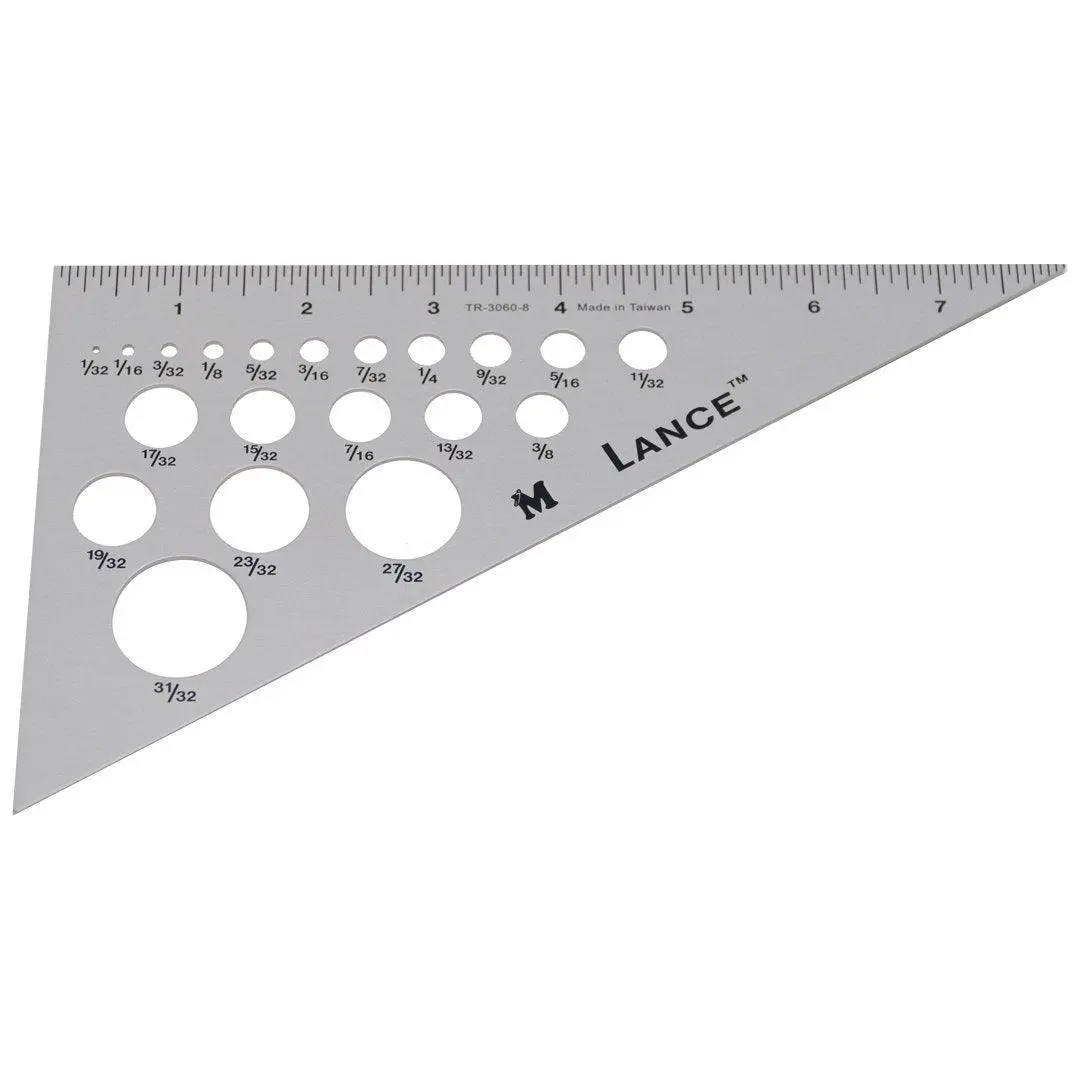 Gdi 8" Triangle - 30/60/90 Degrees 1