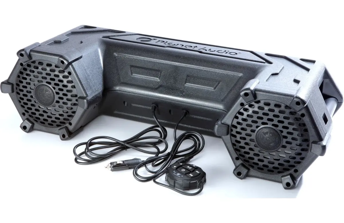 8" Sound System With Led Light Bar And Storage System | Planet Audio 1