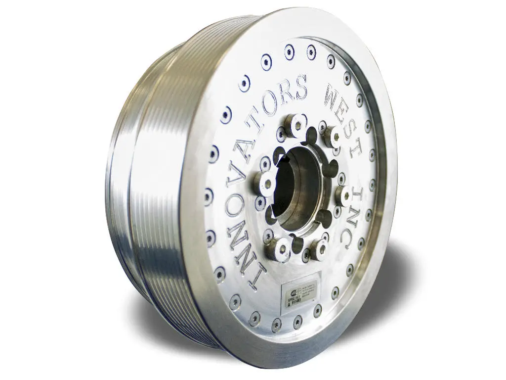 Innovators West: 2009-2015 Lsx Camaro, Gm 1999-2013 Trucks & 06-08 Tbss 10-Rib Harmonic Damper With 10% Overdrive 1