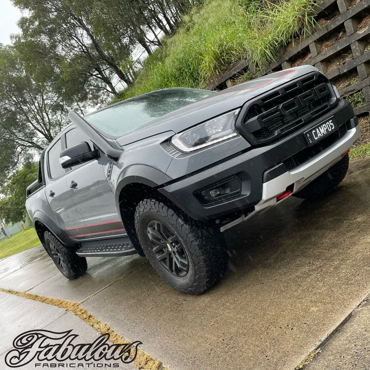 Ford Ranger Raptor Short Entry Stainless Snorkel And Factory Airbox* Kit 1