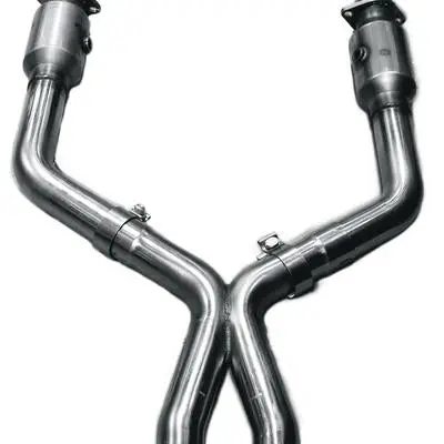 Kooks Headers & Exhaust:  2005-2010 Ford Mustang Gt 3" Stainless Steel Green Catted X Pipe 4.6L 1