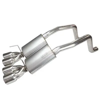Kooks Headers & Exhaust: 2005-2008 C6 Corvette Oem X 2 1/2" Axle Back(Polished Tips) 2