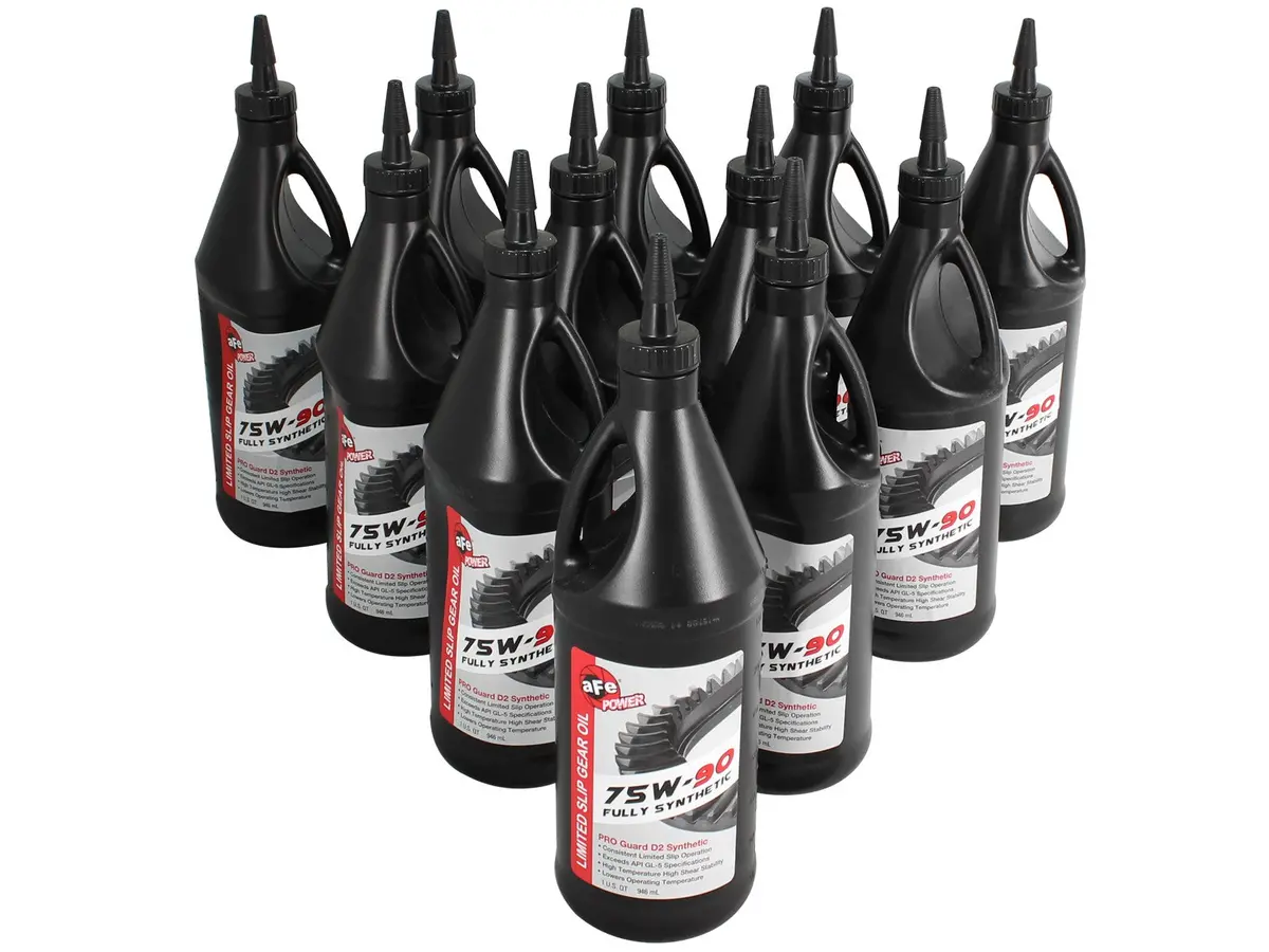 Afe: Chemicals Pro Guard D2 Synthetic Gear Oil - 12 Pack; 75W-90 1