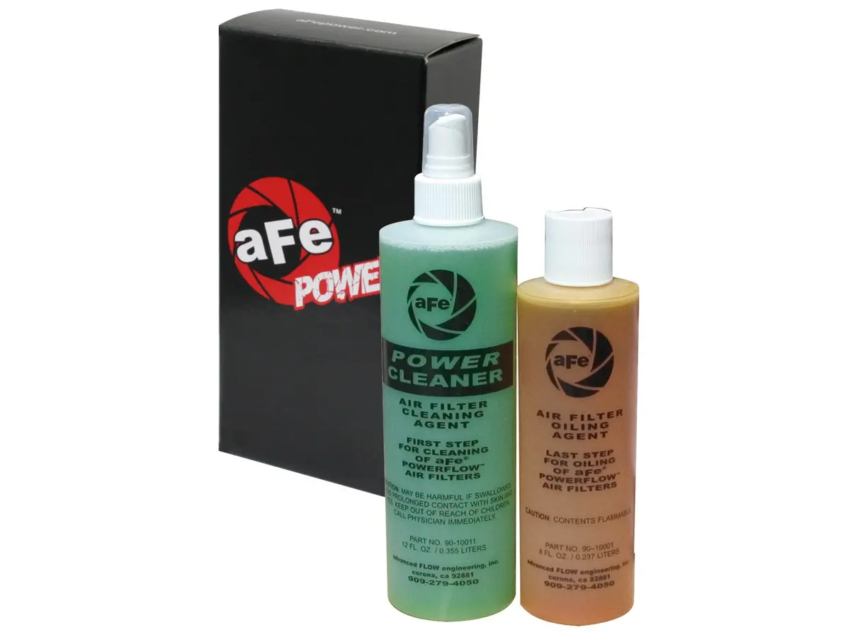 Afe: Air Filter Restore Kit: 8 Oz Gold Oil & 12 Oz Power Cleaner (Squeeze Oil Bottle) 1